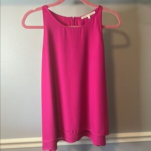Violet & Claire Fuchsia Sleeveless Blouse